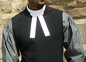 Apron Vest w Preaching Tab Collar