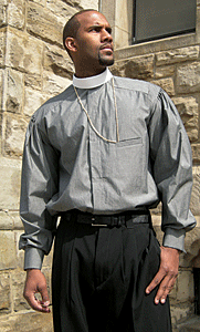 Clerical Shirt Angled yoke